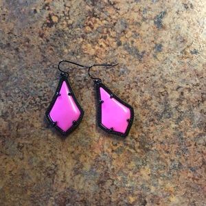 Alex gunmetal drop earrings